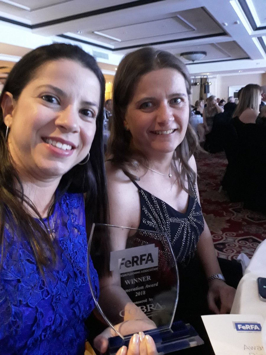Congratulations <a href="/AltroFlooring/">Altro Limited UK & Ireland</a> winners at <a href="/FeRFAResin/">FeRFA</a> Awards for the Innovation Award 💙