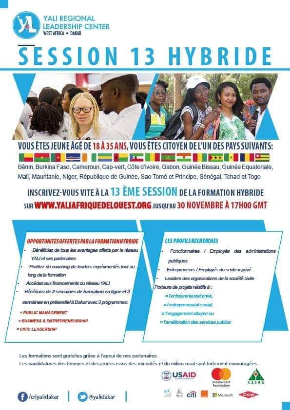 Belle opportunité pour les jeunes. 
Formation de qualité dans le confort sans le moindre coût