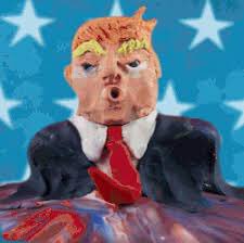 DenbrotS's tweet photo. #ScaredyCatTrump phoned in his visit to our troops. Heโs afraid to go to a war zone. His bone spurs begin to act up.
Without Michael Cohen, he tells our military commanders about Chief Justice standing up to him, looking for some muscle.
#ScaredyCatTrump https://t.co/zyXwgdXUS5
