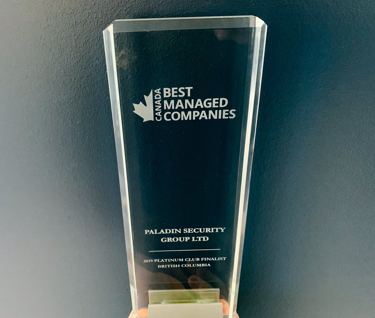 PaladinAshleyC's tweet photo. Paladin is grateful to be selected as a #finalist in the BC Region for the Best Managed Platinum Club! #bestmanaged #business #PaladinDifference #ourpeoplemakeusgreat https://t.co/TSB74g4LTf