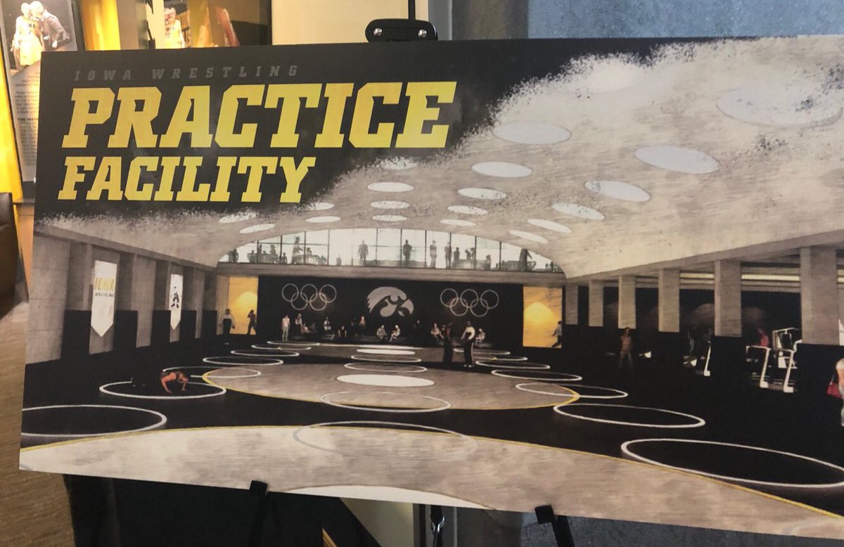 hagertony's tweet photo. Renderings of Iowa’s new wrestling facilities. 

#Hawkeyes https://t.co/BGcj3KhsaN