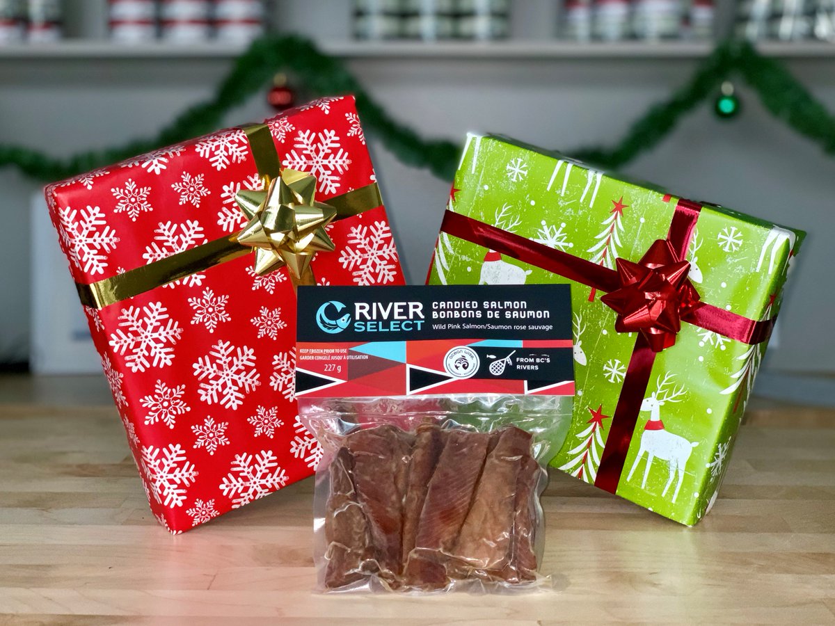IN STORE ONLY:  
•River Select Candied Salmon
•On Sale!  $5.00ea
Visit us in-store or online okanaganselect.ca 
105-3535 Old Okanagan Hwy
Phone:  778-754-8001
Store hours:  M-F  9am-4pm
Stop in and say hello!
Thank you for your business and happy holidays!