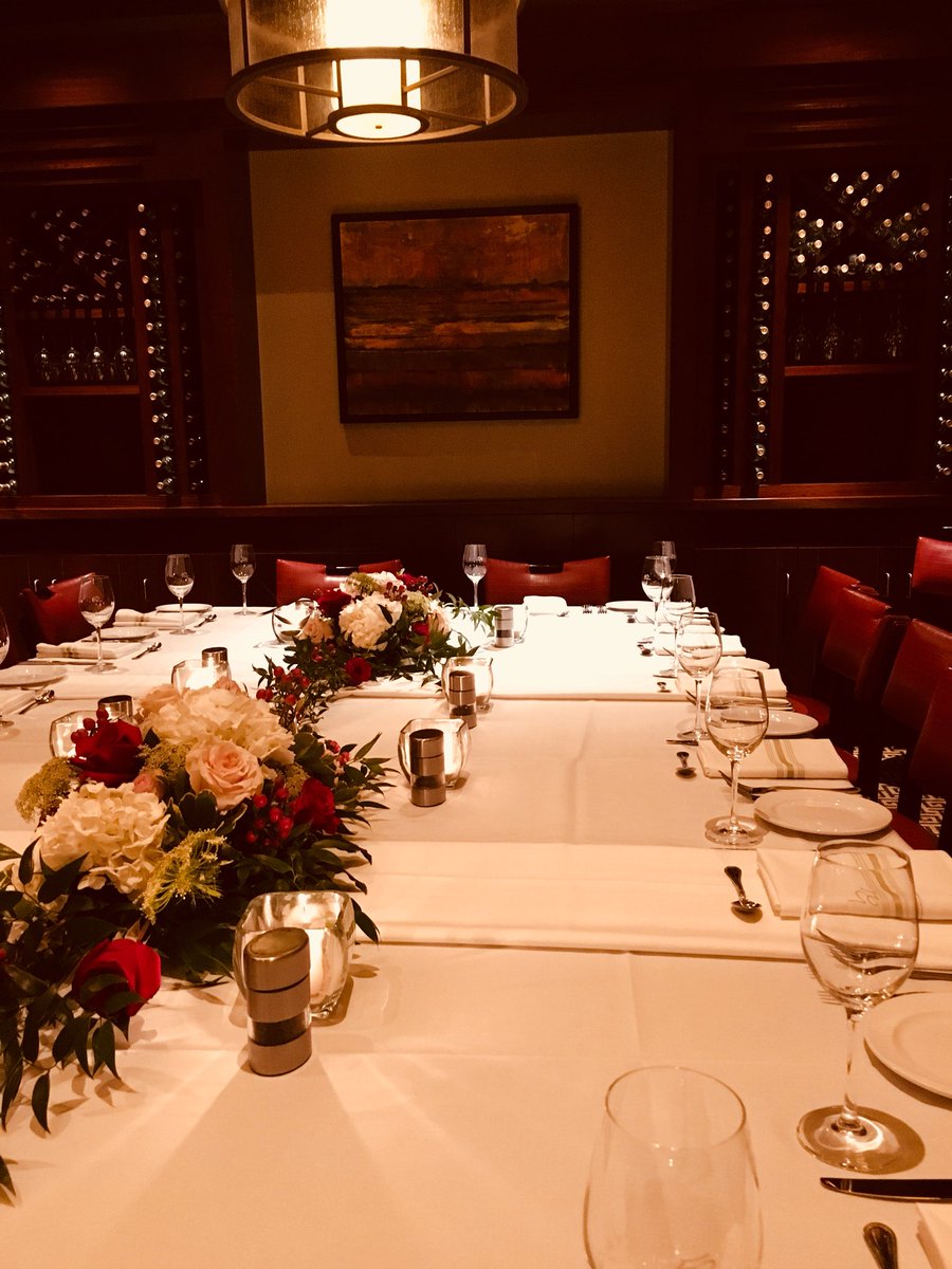 C2theAm's tweet photo. After a busy #thanksgiving yesterday, we are excited to celebrate #60thweddinganniversary with a lovely couple! There are a few dates left in December to reserve a room for your work or social event! @raleighchamber members receive special perks! #cheers @shopcrabtree https://t.co/hHqt150nTC