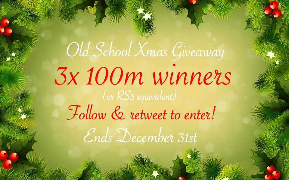 🎄300m #osrs Wintumber Giveaway! Follow/Retweet to enter 🎅
