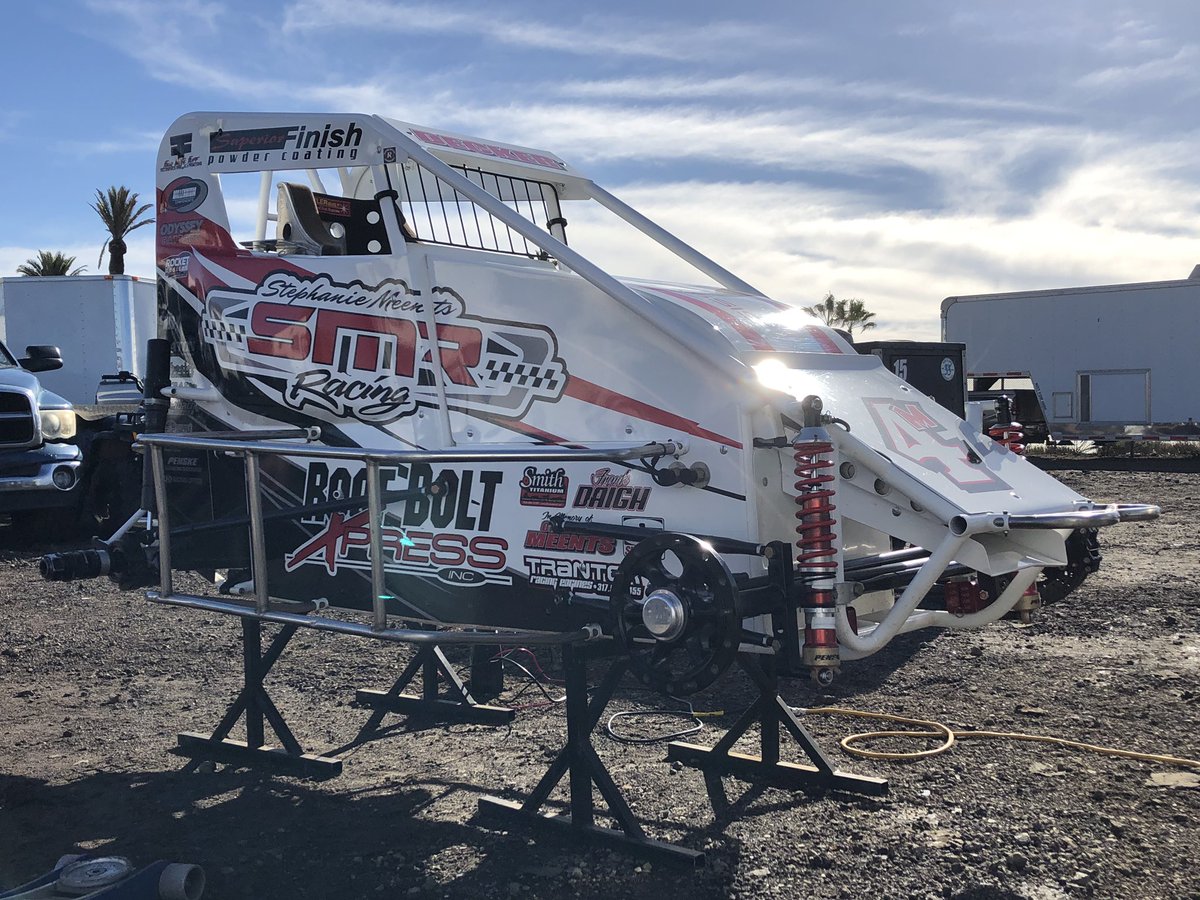 Quite possibly my favorite picture (that I took) from our Turkey Night Grand Prix experience. Palm trees, beautiful skyline, and a bada$$ <a href="/BOSSChassis/">BOSS Chassis</a> - doesn’t get much better than this.