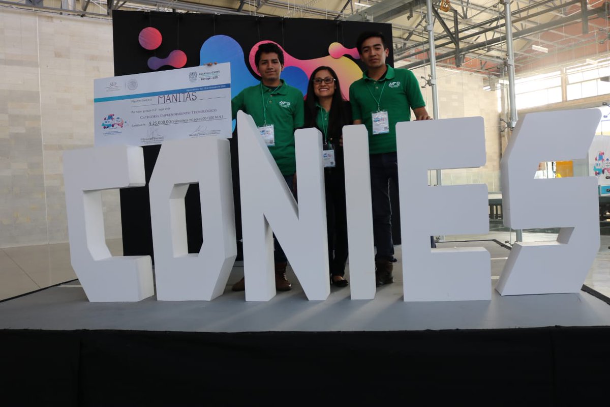 EsliPaola's tweet photo. #Manitas 2° lugar en #Conies2018 Aguascalientes categoría Emprendimiento Tecnológico, felicidades Hugo y Jesús @utvco @ticutvco https://t.co/Vxbv9UfOhi