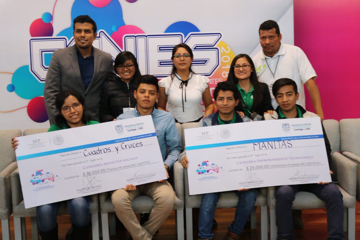 EsliPaola's tweet photo. #Manitas 2° lugar en #Conies2018 Aguascalientes categoría Emprendimiento Tecnológico, felicidades Hugo y Jesús @utvco @ticutvco https://t.co/Vxbv9UfOhi