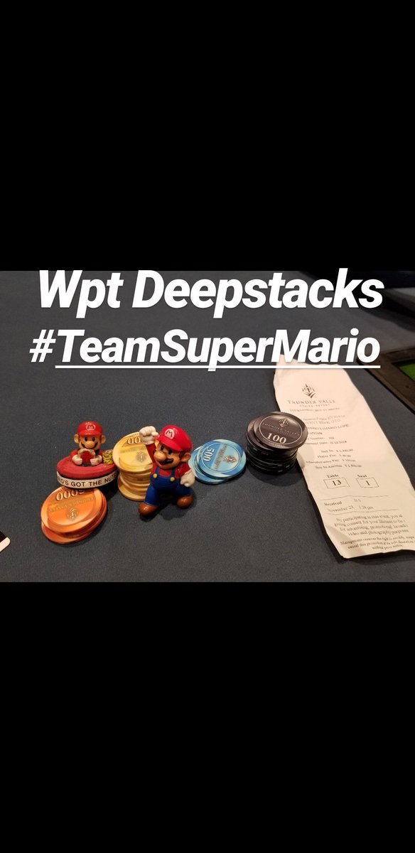 RaiderMario707's tweet photo. #SuperMarioIsInDaBuilding @TVPokerRoom @WPTDeepStacks #NeverStopBeliving #TrustGodsTiming https://t.co/1XQxQG6t4k