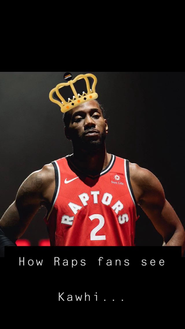 tSP4Z's tweet photo. @Raptors an accurate depiction of Kawhi’s play so far this season! #raptors #kawhi #leonard #toronto #theclaw #deathclaw #king #RIP https://t.co/t3D4YJj385