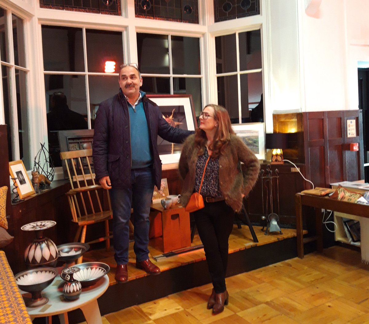 Great preview evening for #artatthehall tonight. Congratulations #brigidloizou for another great show. Competition #prizewinners framed by <a href="/pureframing1/">@pureframing</a>