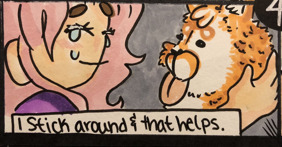 ichihimeoe's tweet photo. This episode isn’t happy but,sometimes life gets that way. Rosie is special to me not only because she is the best but because she is the reason I get through my days. #rosieandme #webcomic #dogcomic #cipyd #cipydpodcast #shiba #shibainu #kawaii #cute #comic #traditional #copic https://t.co/xMAR0viA6B