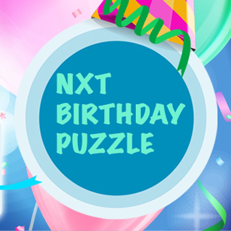 #Ardor / #Nxt Group partners with <a href="/Jelurida/">Jelurida</a> and <a href="/Nxter_org/">NXTER Magazine</a> to sponsor this Happy Birthday #puzzle to celebrate 5 years of $NXT #cryptocurrency. <a href="/madfox1234/">madfox</a> created this challenge - solve it to win 5000 NXT and 10 chances to win "Snapshot" ebook. ow.ly/hbEM30mJpF2