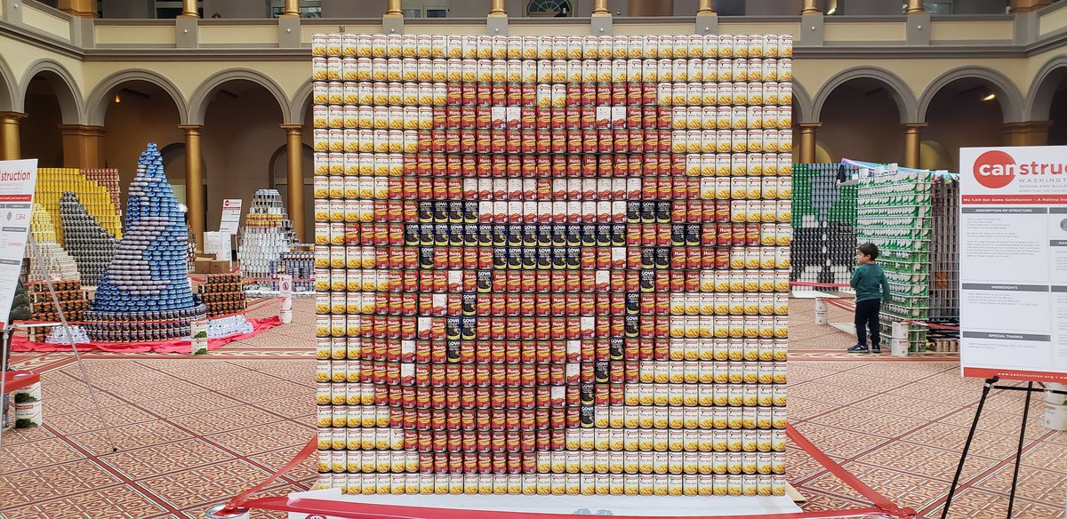 xgoddess's tweet photo. I voted for these faves at  #CanstructionDC competition @BuildingMuseum. Canned good donations to @foodbankmetrodc  support families in need. #RollingStones #Queen #StanleyCup https://t.co/oYlV3jAV24