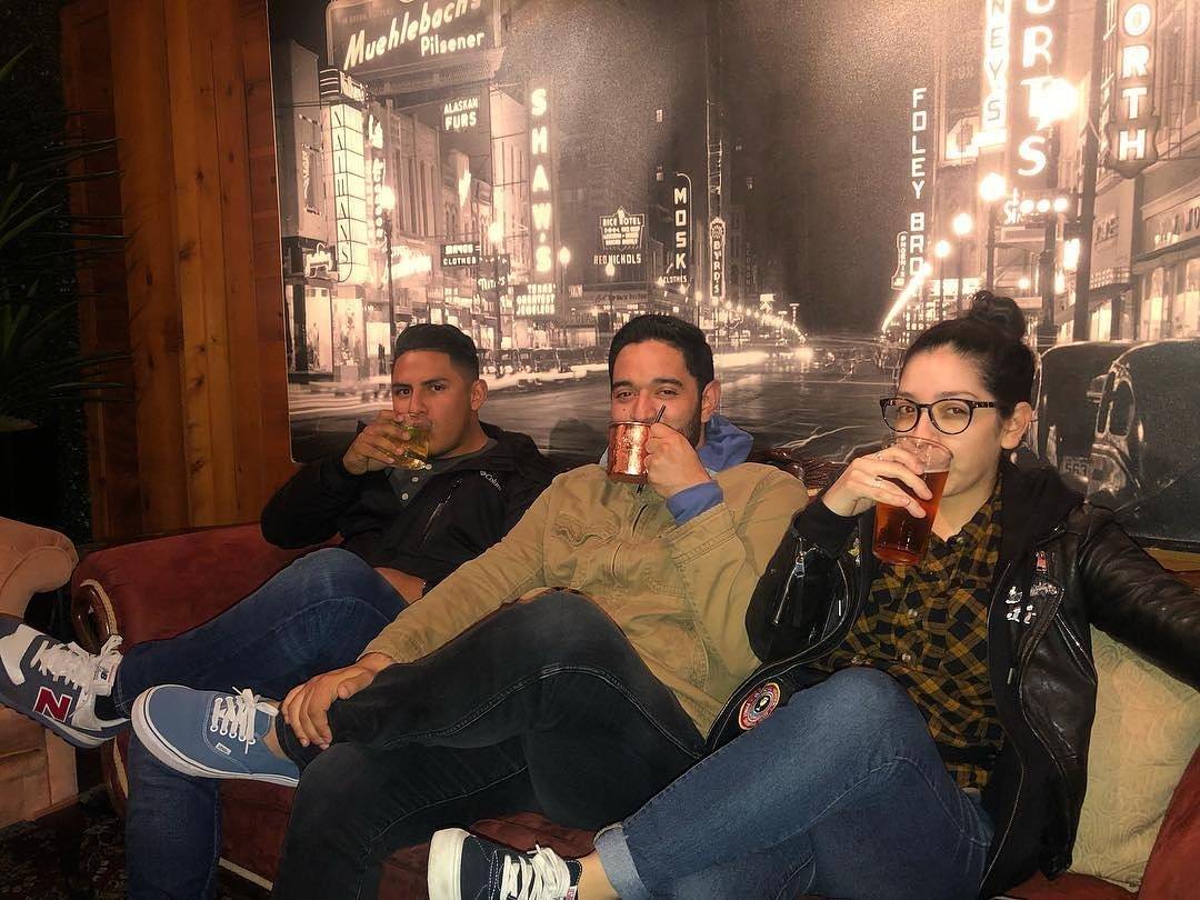 Destress with us during #HappyHour after #blackfriday chaos. 4pm-7pm
.
.

repost 📸 from @jefecolin Cheers from H-Town 🤘