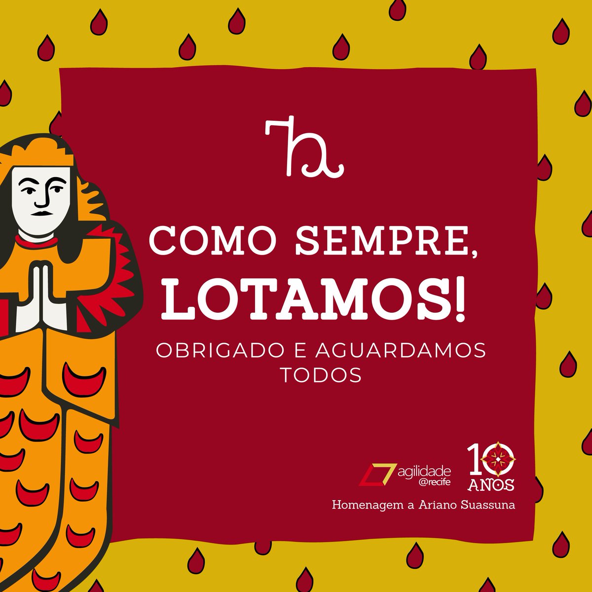 250 vagas lotadas em 15 dias!! Arretado! \o/ #agilidaderecife