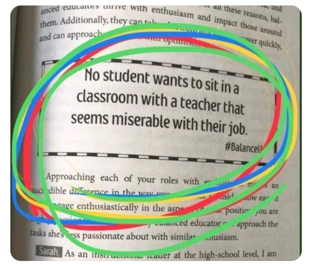 We can have our moments of frustration, but make many more moments of positivity and love. #teachergoals