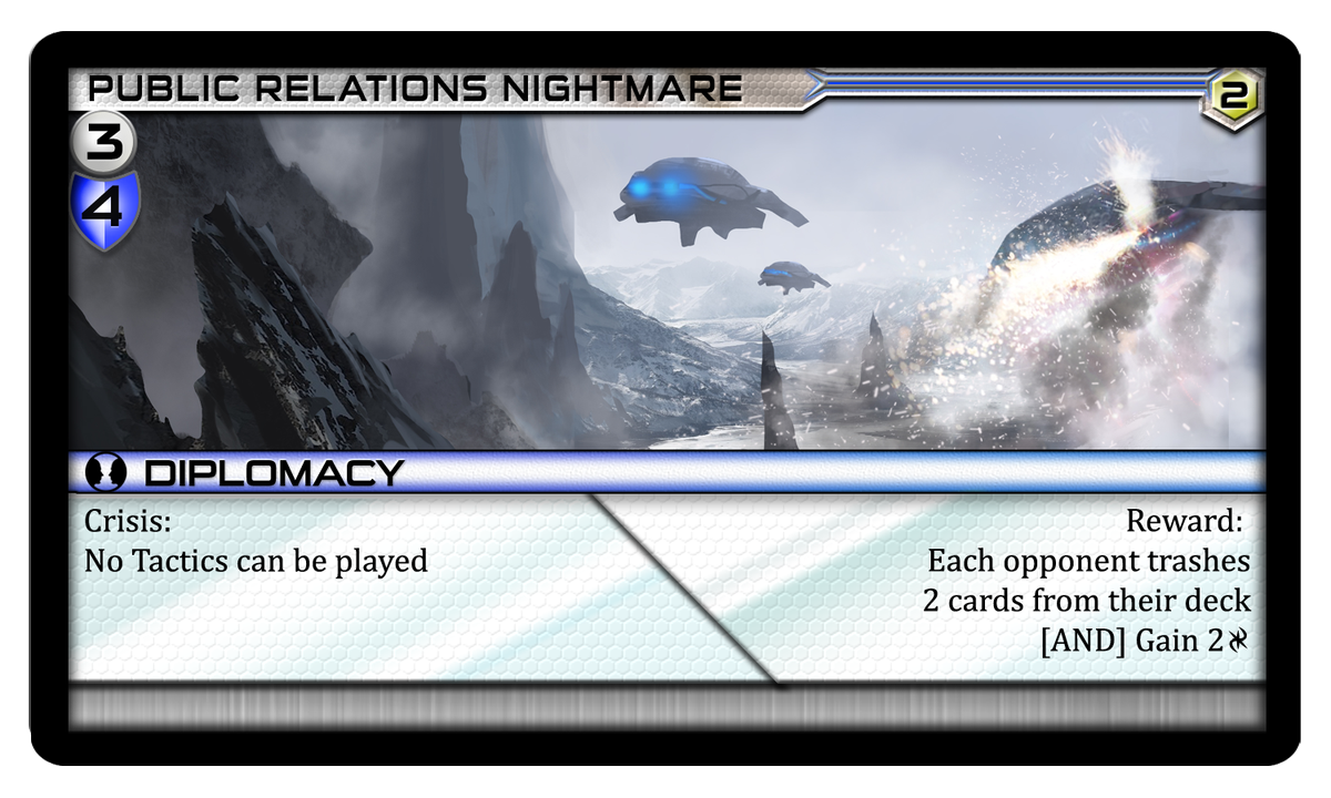 BadCaptainGames's tweet photo. Some Crisis cards freeze corporation card types, preventing players from using some of their cards as long as the Crisis remains in play. You can use this as a tool to slow down your enemies, assuming it doesn’t negatively impact your own progress… https://t.co/ilAAJQS8Fh