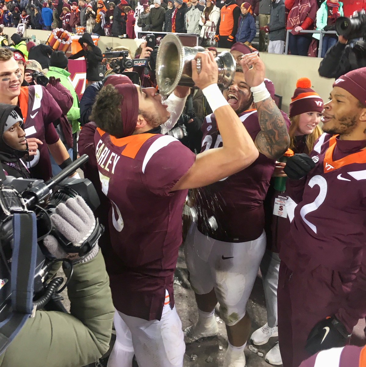AndyBitterVT's tweet photo. 15 straight years of drinking from the Cup for the #Hokies. https://t.co/K8fvCDXl1N