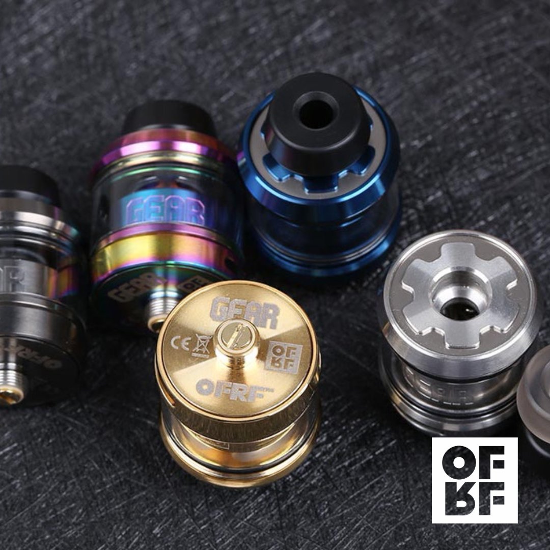 OFRFbrand's tweet photo. A tiny beast of a flavor rta the gear rta #vapelife #vapetricks #vapereview #vapelyfe #vapelyf #vapeon #NextGenMeshCoil #mostflavormeshever #nexMESHtechnology #MostInnovativeMesh #liftOFRF https://t.co/Yb1E8Q3G2d