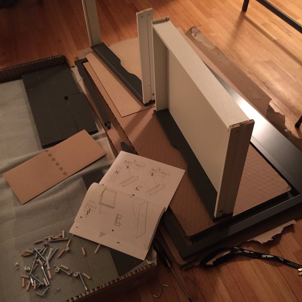 RegendaryCow's tweet photo. Friendship is building #IKEA Furniture onna Black Friday Evening. #streamdesk #nextlevel #goingpro with @BflatOfficial https://t.co/8C7JZ8qGfv