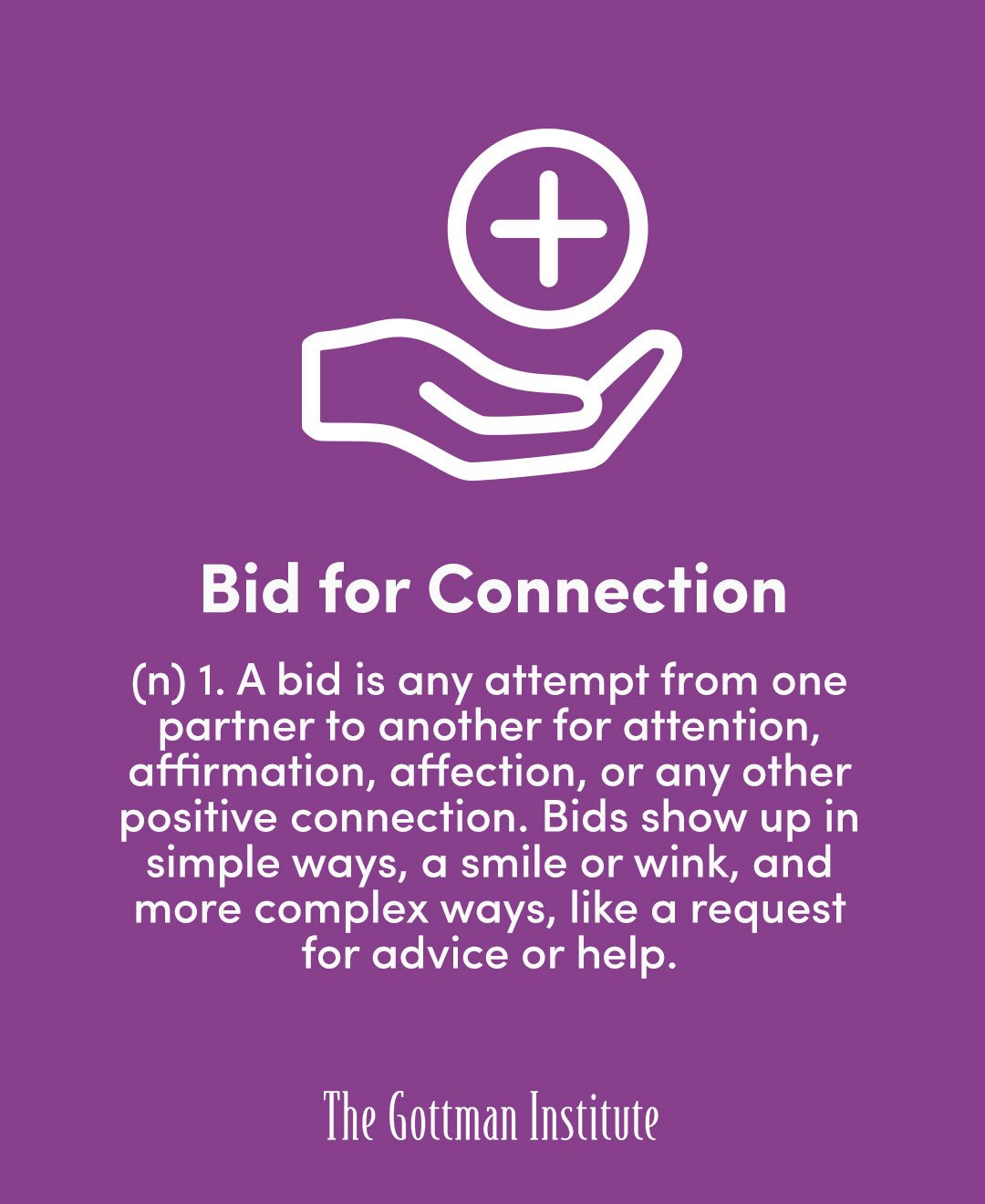 The Gottman Institute on X: &ldquo;Every time you turn toward your 