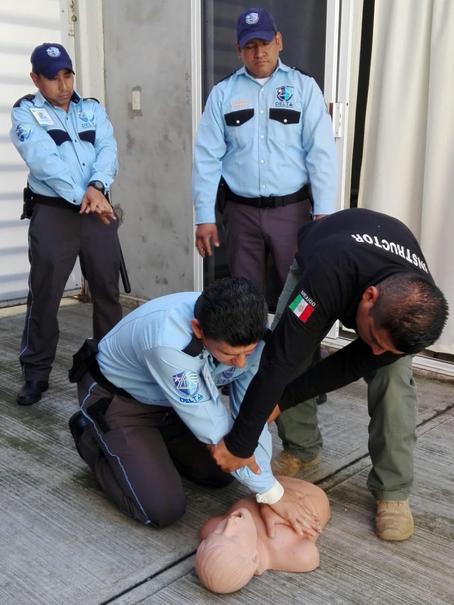 DeltaPrivada's tweet image. #Delta  #Seguridad #Privada !Imparte Curso al 3er y 4to escalón en Técnicas de Bastón Policial PR-24, Primeros Auxilios y Defensa Personal! Através del Centro de Capacitación en Seguridad Integral y Emergencias (COTAI) @DeltaPrivada
