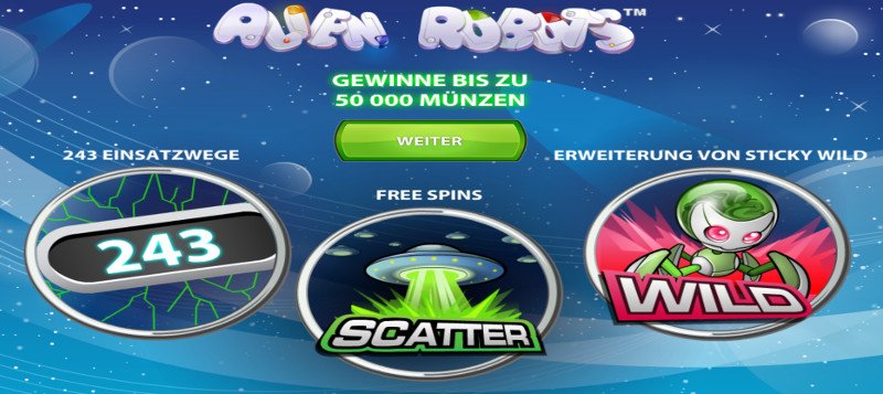 OCasinos24's tweet photo. (Slot Alien Robots #NetEnt ...) wurde veröffentlicht auf Onl ... - https://t.co/MgemJoV1bn
#30Auszahlungslinien #5Walzen #AlienRobots #CasinoHannover #CasinoOsnabrück #Casinogames #Casinospiele #DieBestenAutomaten #Slotmachinespiele #Slotmaschine #Top10Spielautomaten #VideoSlots https://t.co/foA1MP5OzE