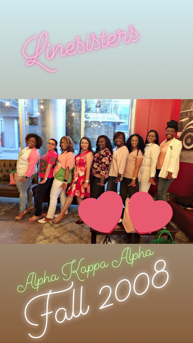CCWilliams1908's tweet image. Today I celebrate 10 years of sisterhood and friendship into the best sorority there is, Alpha Kappa Alpha Sorority, Inc. 💗💚💗💚 #Fall2008 #CentennialPearls @zetagamma_omega