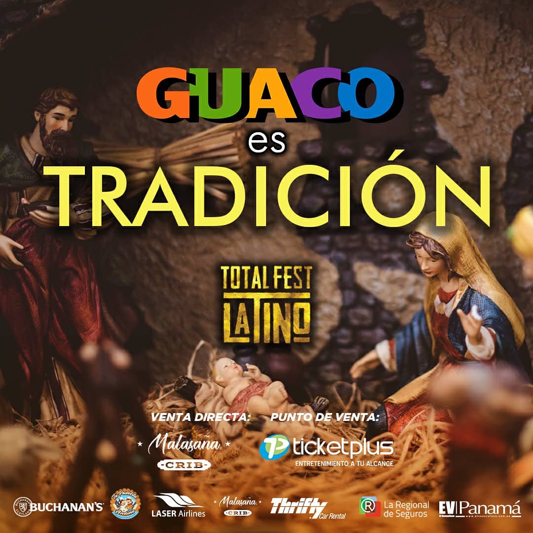FestTotal's tweet image. Guaco es Tradición! Guaco es Venezuela... y este próximo 11 de diciembre Total Fest Latino lo trae a Ciudad de Panamá...! No dejes que la distancia te aparte de tus tradiciones..! Corre y compra tu entrada Ya!!! @OficialGuaco @Gama_guaco @luisfernandobm @GuaquerosUnidos