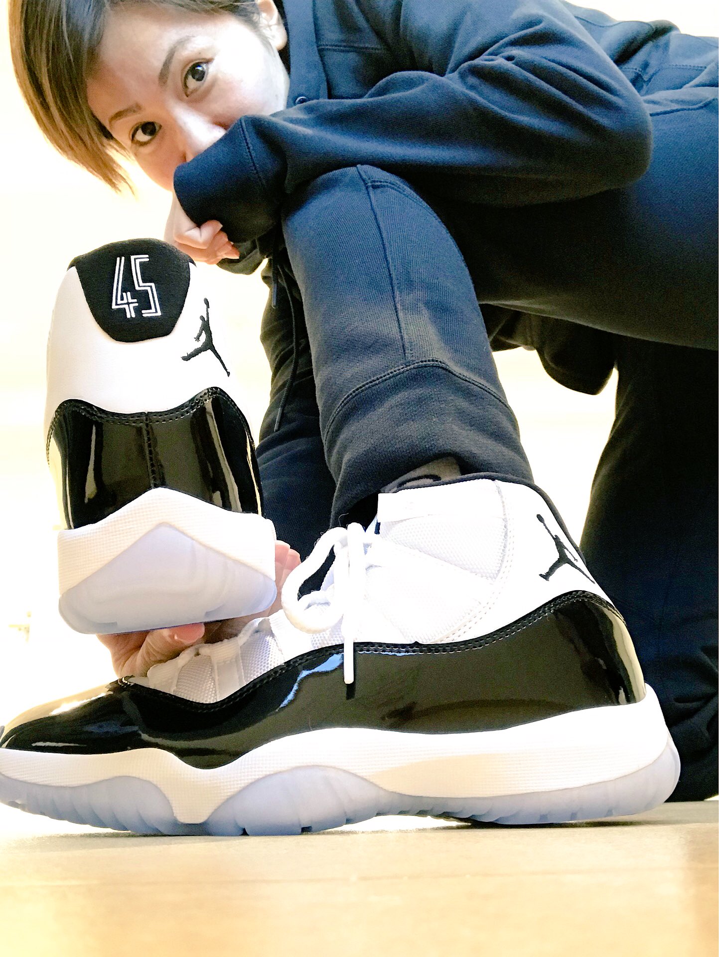 伊集南 今シーズンはバッシュもジョーダンを使用してます Aj11concord ジョーダン キモ撮り すまし 撮り T Co D3tdqxixgg Twitter