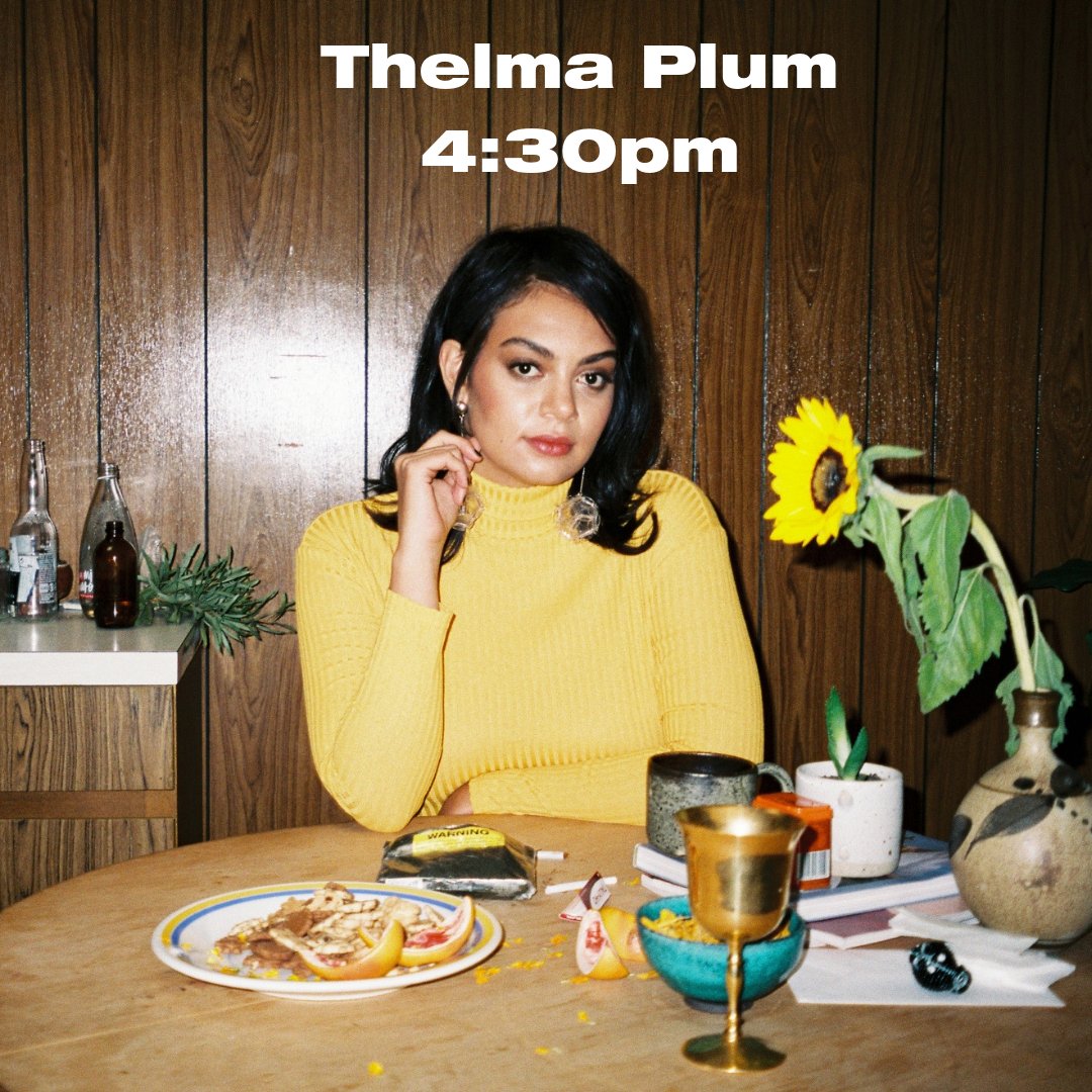 Thelma Plum needs no introduction to Brisbane fans and she will be bringing her sophisticated folk pop to the AMPU stage at 4:30pm