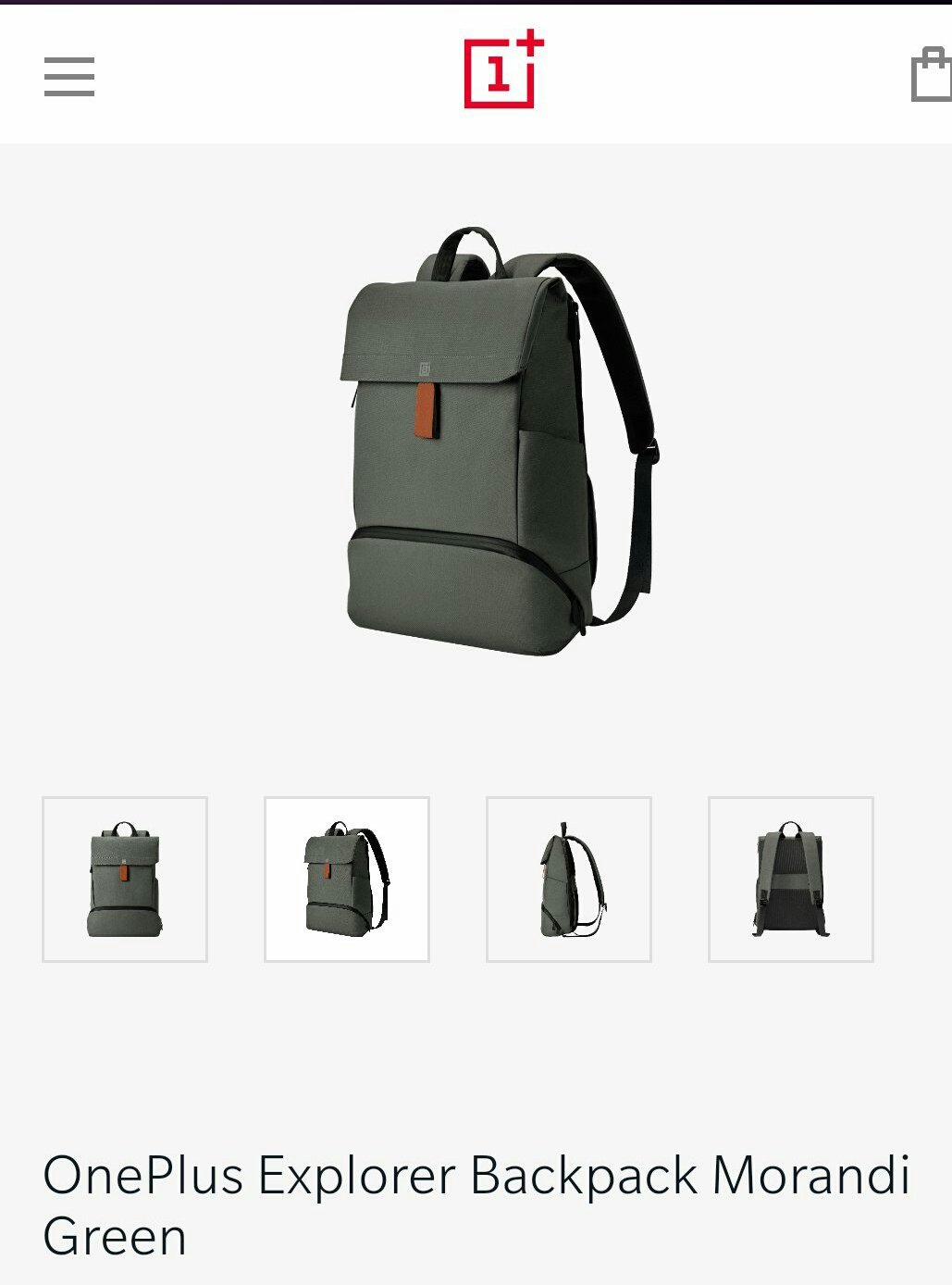 oneplus explorer backpack morandi green