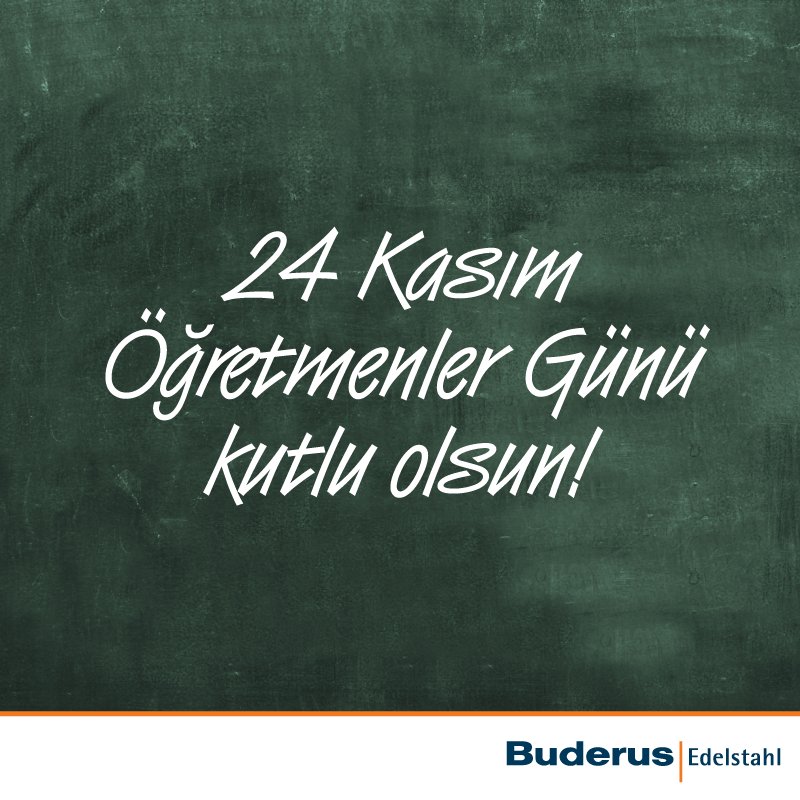 Sevgi ile nesiller yetiştiren tüm öğretmenlerimizin Öğretmenler Günü kutlu olsun. #24KasımÖğretmenlerGünü #BuderusÇelik
