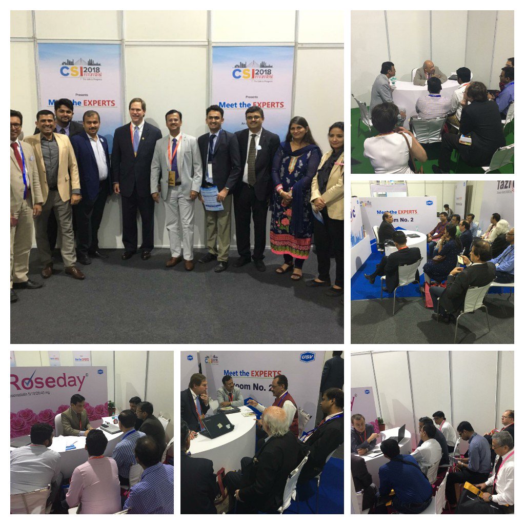 CSI2018Mumbai's tweet photo. Pleasant one to one interaction with the Masters at 'Meet the Experts' lounge. A unique experience 1st time in CSI. https://t.co/dmQPiSRVWU