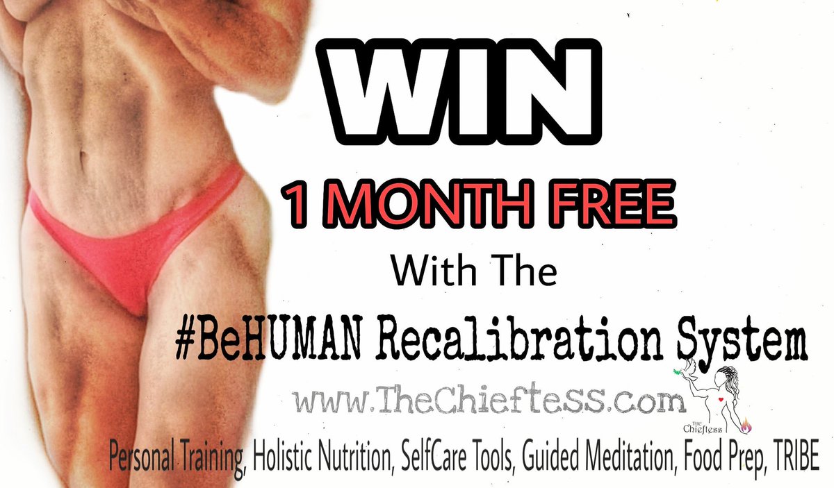 The_Chieftess's tweet image. ENTER NOW!

#PersonalTraining, #Holistic #Nutrition, #SelfCare Tools, #GuidedMeditation, #FoodPrep, and MORE!

Get The #BeHUMAN Recalibration System FREE for 1 Month!

👉Leave your name in the comments or DM me❤️

I #LOVE YOU
#TheChieftess #MOTHER #coaching #FitOver40 #abs #sexy