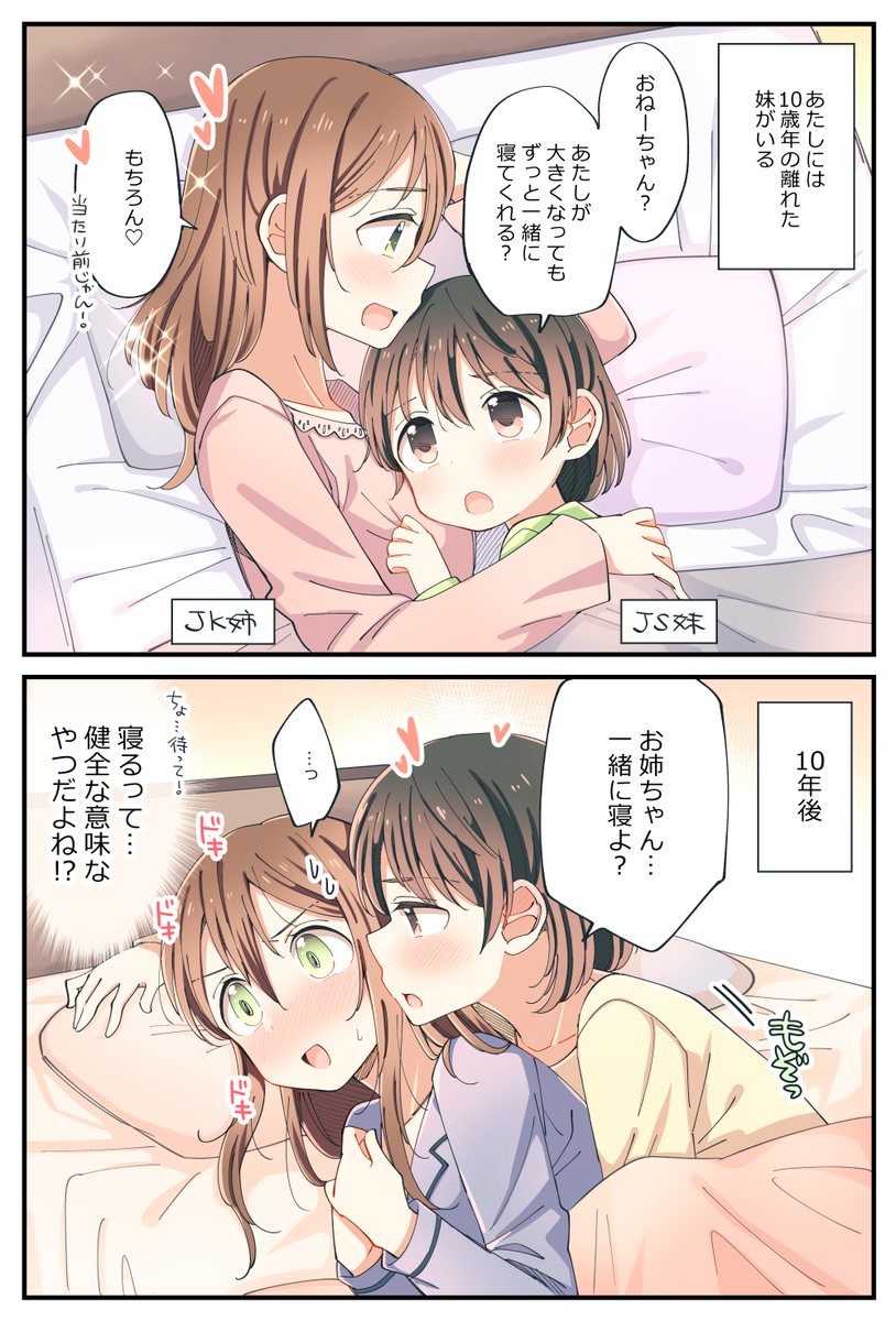 そういう年頃になっちゃった年の差姉妹百合⑥。 