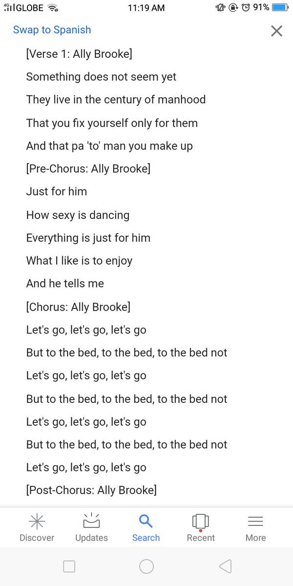allygianceph's tweet photo. English translation of Vámonos ~google translate.
Ps: not sure if its right hahaha so can someone please translate this right? Hahahaha
#AllyBrooke #Allygiance #VamonosStreamParty #VamonosOUTNOW #VamonosLyricVideo @AllyBrooke https://t.co/EPxeUgqY3z