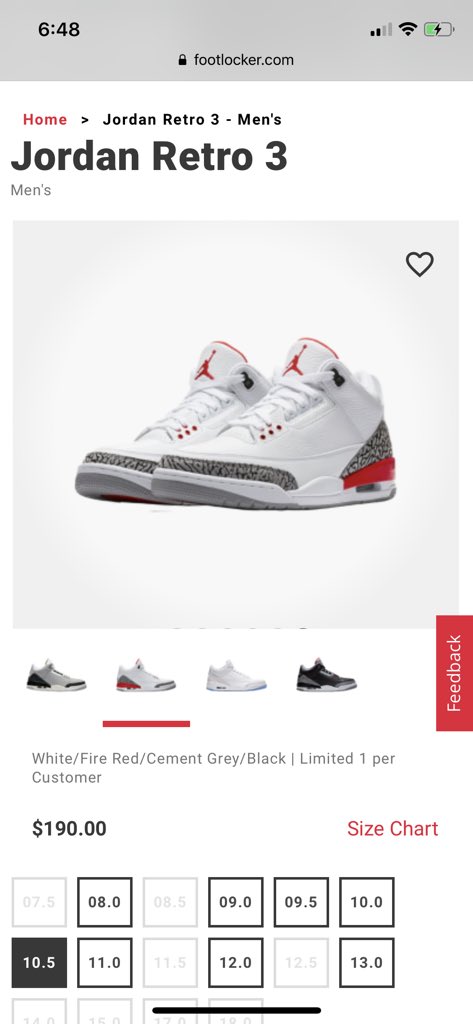 Trying to buy online but <a href="/footlocker/">Foot Locker</a> playin with these ads :/ aint no shoe in stock