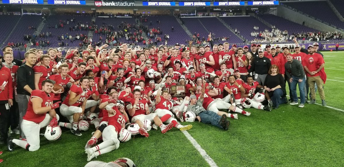 BenhartBryce's tweet photo. Love these guys. Wouldn’t want to play with anyone else.                    STATE CHAMPS 13-0‼️ https://t.co/CA4GMrhyw7