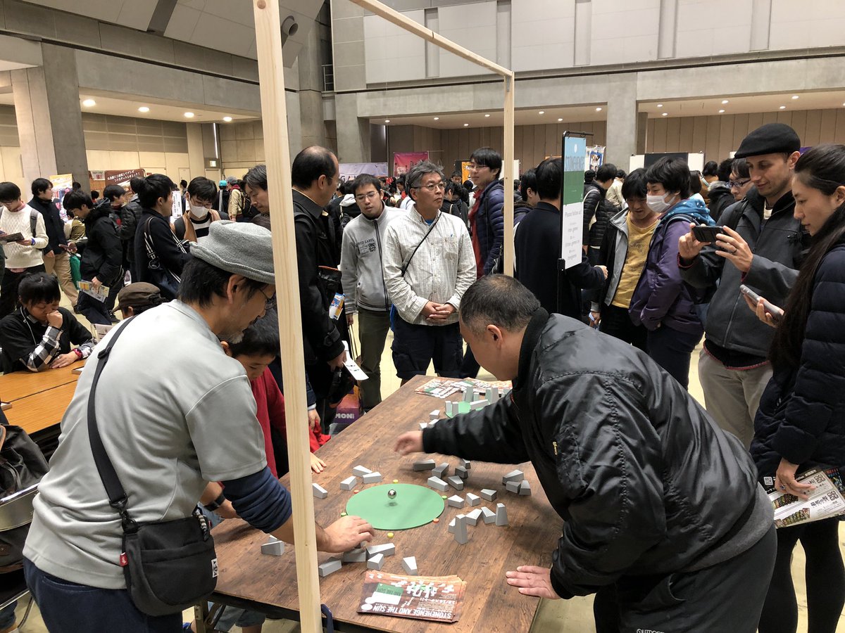 itten_games_en's tweet image. Demoing Stone Henge and the Sun at Tokyo Game Market 2018 Fall. #itten #ittengames #tokyogamemarket #stonehengeandthesun