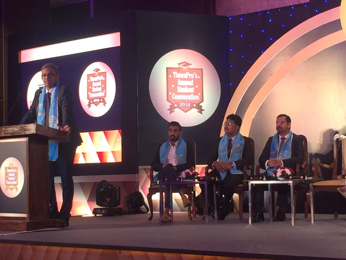 brilliansk's tweet photo. Third @timesproindia Convocation begins! #TASC2018
Convocation opened by @binojvasu at Sahara Star, Mumbai
President @asrikrishna launches https://t.co/vh3R3hlb24 #FeelingExcited https://t.co/o5DdAMEgIf