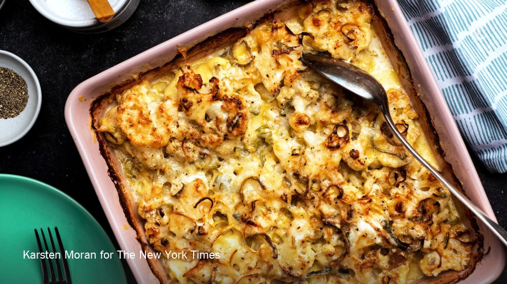 The New York Times on Twitter "A sort of cheaters' cauliflower gratin https//t.co/GsRnGOu2Wd…