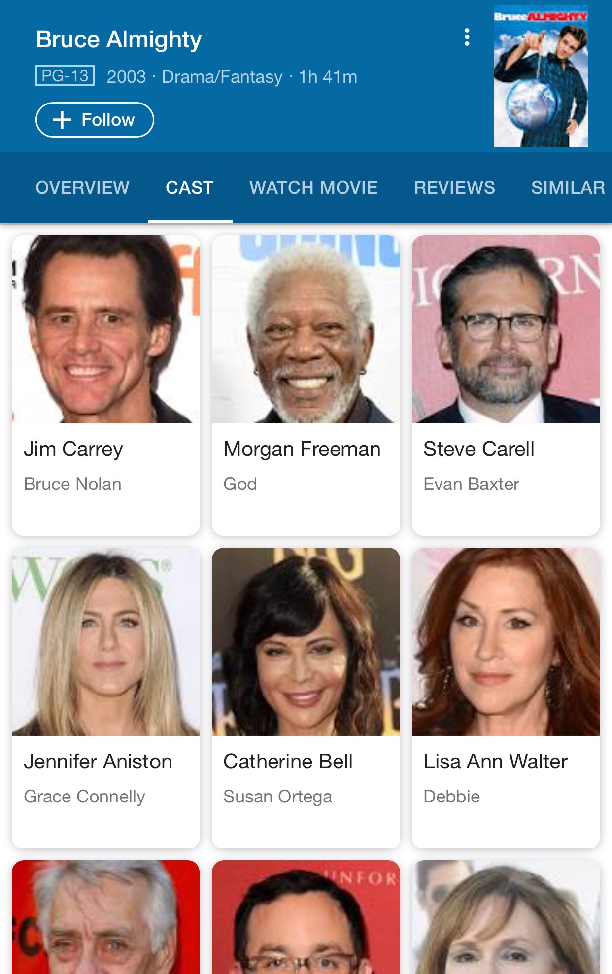 Bruce Almighty Cast