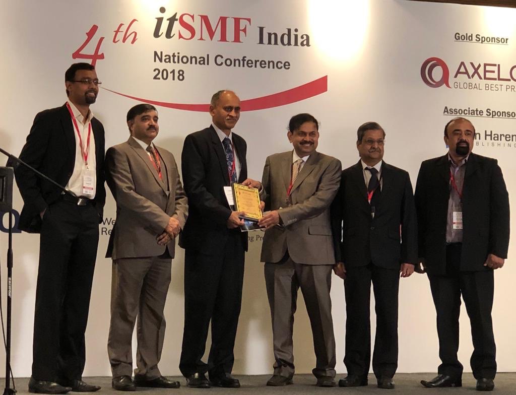 itSMFIndia's tweet photo. Thanks Dr. Ravindran for being the GOH #itsmfind18 and inspiring us on #eGovernance and showing all the value of #ITSM - Picture with @itSMFIndia board members https://t.co/2NXsMaZvPl