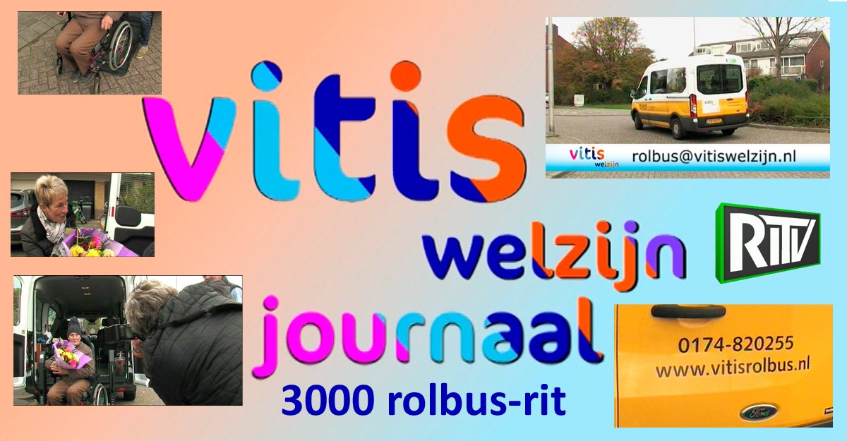 Nu op <a href="/ritvnl/">RITV</a>  Een reportage 3000ste rit van de Rolbus van Vitis Welzijn. <a href="/vitiswelzijn/">Vitis Welzijn</a> De heer van Dijk uit Monster werd in de bloemetjes gezet.