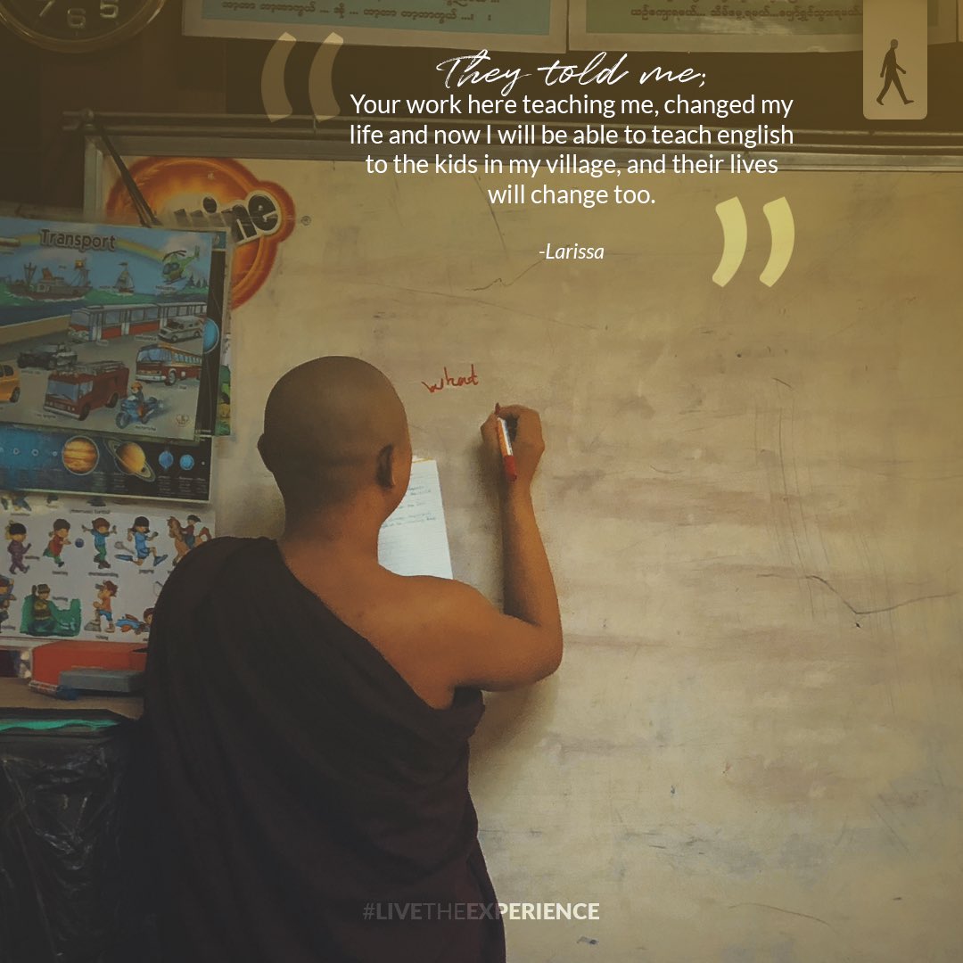 AIESEC's tweet photo. ‘They told me; Your work here teaching me, changed my life and now I will be able to teach english to the kids in my village, and their lives will change too.’ - Larissa

Do you want to contribute to the #SDGs? Listen to Larissa’s story: https://t.co/Cp4rpv2bpB 

@PwC #Youth4GG https://t.co/1RKRm5UPFQ