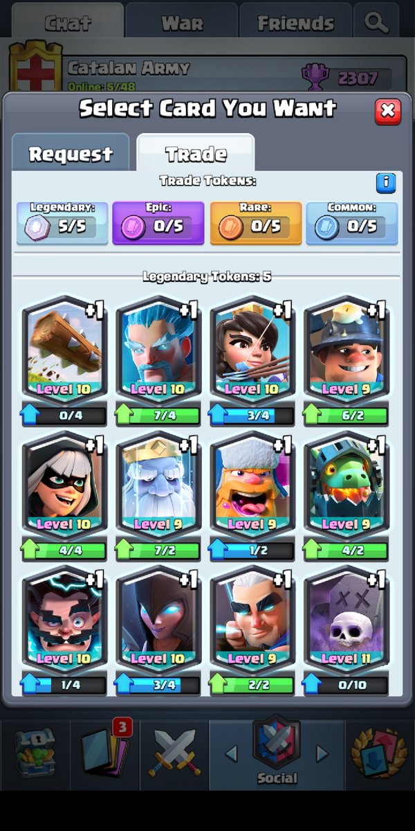 Alguieenn trade? 5/5🙄
quiero magos de hielo o mineros