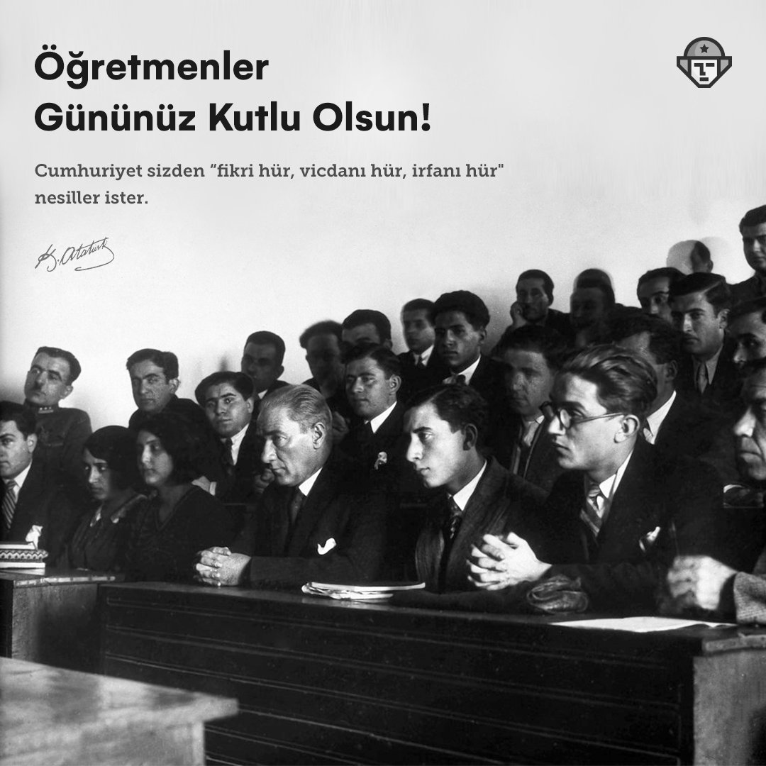 Öğretmenler Gününüz Kutlu Olsun!

Cumhuriyet sizden “fikri hür, vicdanı hür, irfanı hür"
nesiller ister.

Mustafa Kemal Atatürk

#24kasımöğretmenlergünü #öğretmenlergünü #öğretmenler #günü #tertipler #asker #tertip <a href="/tertiplerTR/">Tertipler</a>