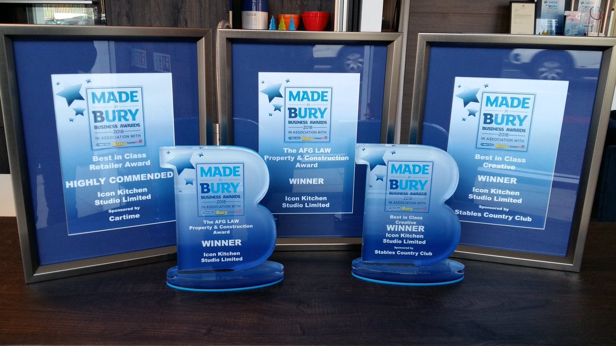 WE WON!! For the second year running we won the Made in Bury Business Award in the Creative category and we also WON the Property &amp; Construction award with a second place in the Retailer category.  What a great achievement and a fabulous night was had by all!!