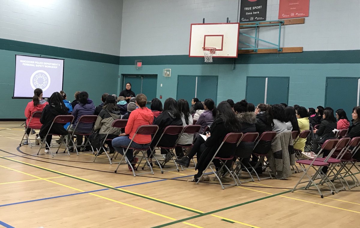 svcpc's tweet photo. #SVCPC #Volunteers attended tonight’s #VPD Women’s Personal Safety Workshop at Kensington Community Centre.  It was an evening of education, inspiration and empowerment. #Community #PersonalSafety @VancouverPD https://t.co/ZzzbV6xHHD